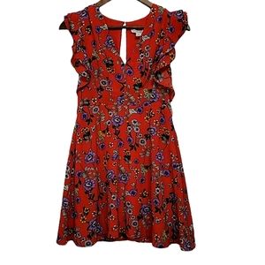 Favlux Fashion Floral Red Summer Dress Med…